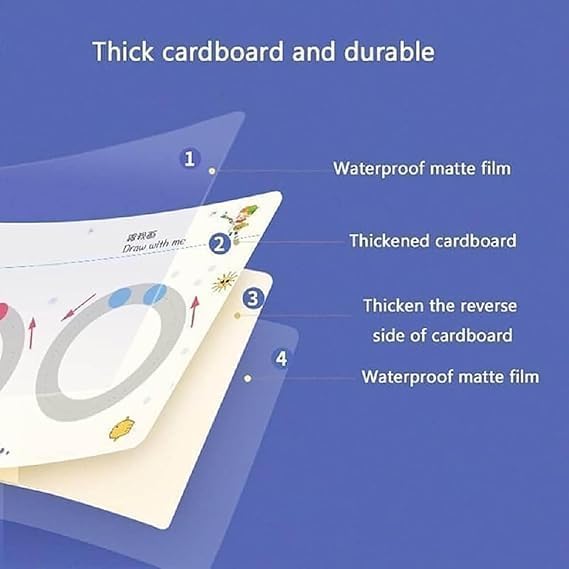 Magic Practice Reusable Tracing Workbook for Kids ( Large Size )