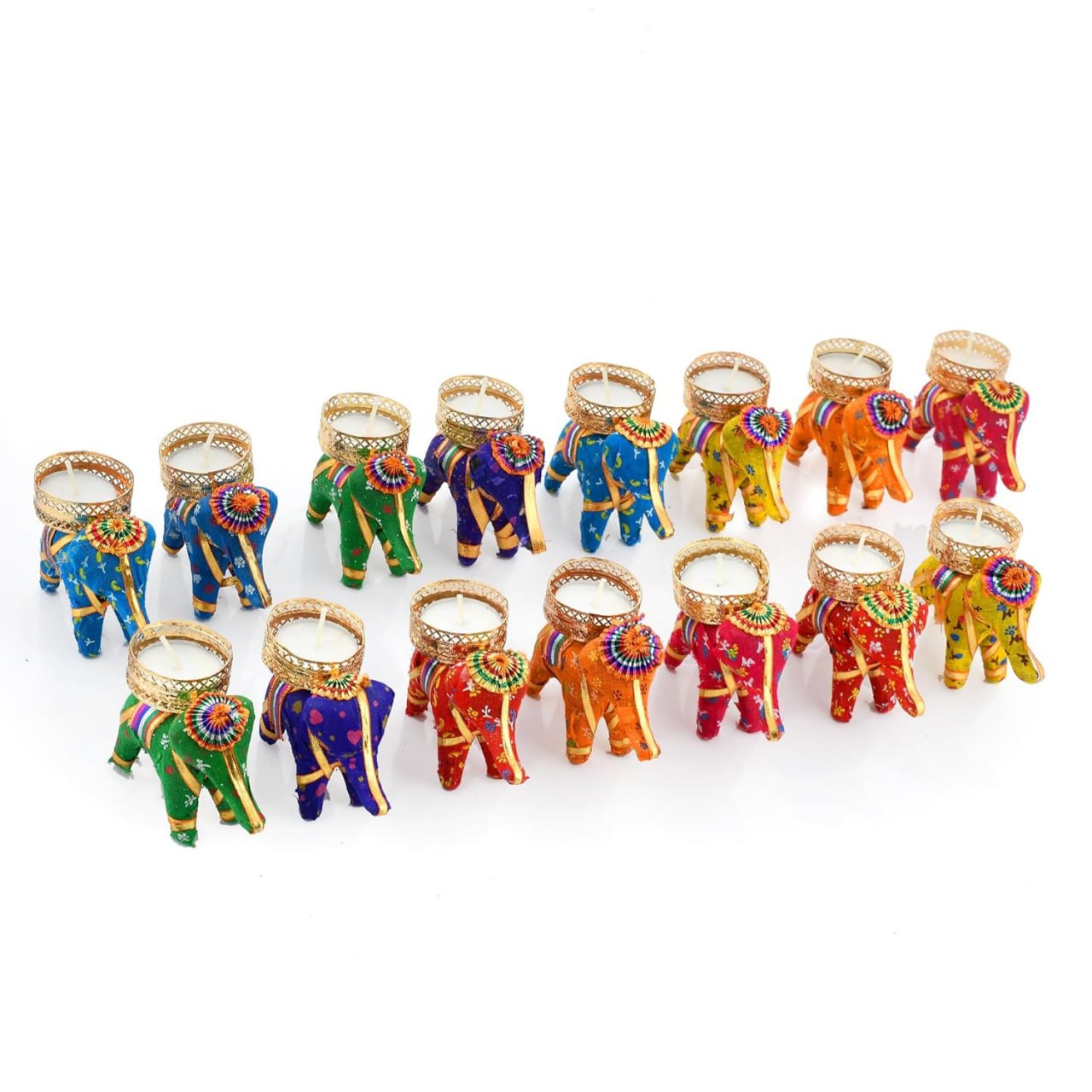 Handmade Elephant Tealight Holder | ( pack of 10)